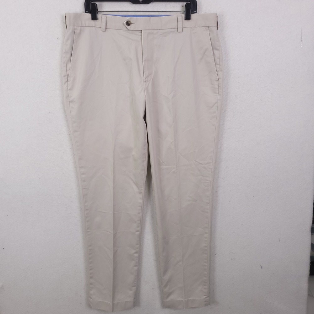 Brooks Brothers Chino Mens 37x32 Fits 37x30 Milano Slim Advantage Lightweight